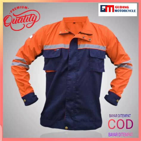 Baju Safety Proyek Wearpack Safety Wearpack Modist Premium Baju Bengkel