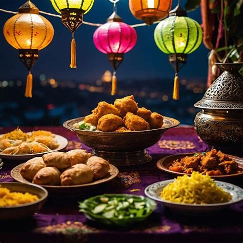 Premium Photo | Food table