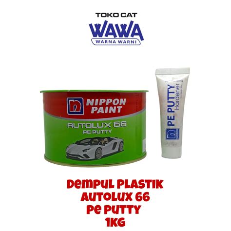 Dempul Plastik Autolux 66 Nippon Paint PE Special Putty 1kg Lazada