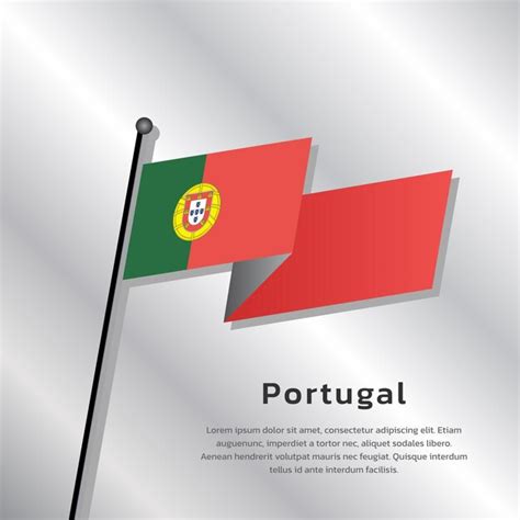 Premium Vector Illustration Of Portugal Flag Template