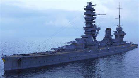 Battleship Fuso 3D Model - 3DHunt.co