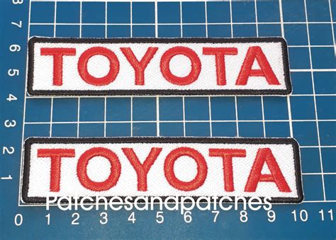 Memorabilia Toyota Logo Motor Company Automaker Car Racing Trucks Sew