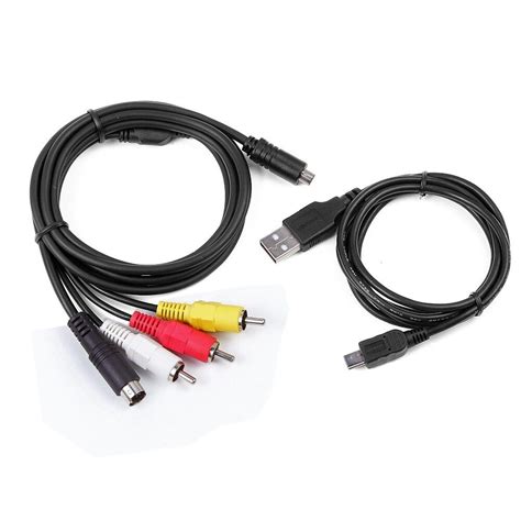 Av Av Tv Video Usb Data Cable Cord For Sony Handycam Dcr Sr38e Dcr Sr58elr Ebay