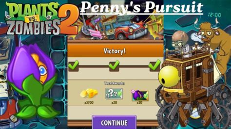 PvZ 2 Penny S Pursuit Week 167 Shrinking Violet Level 1 5 Boss