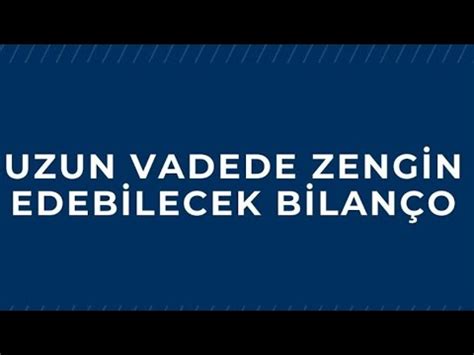 Uzun Vadede Zeng N Edeb Lecek B Lan O Youtube