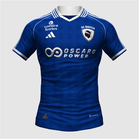 SC Bastia Concept Home Kit FIFA 23 Kit Creator Showcase