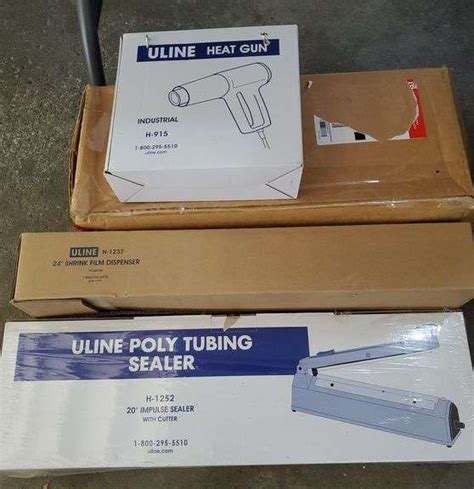 Uline 20 Poly Tubing Sealer Model H1252 Uline 24 In Shrink Film