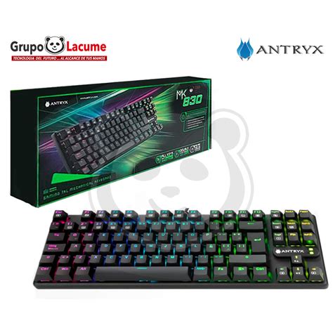 Teclado Mecanico Antryx Tkl Chrome Storm Mk Red Swit Amk Cs Kre Sp