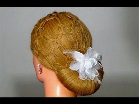 Прическа для длинных волос. Hairstyles for long hair tutorial - YouTube