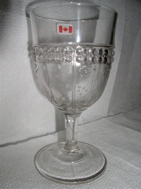 Nova Scotia Starflower Goblet Circa 1880 S Trenton Glass Co Trenton Nova Scotia