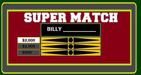 Match Game Super Match — Postimages