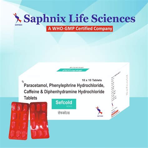 Paracetamol Phenylephrine Hci Caffeine Mg And Diphenhydramine Hcl