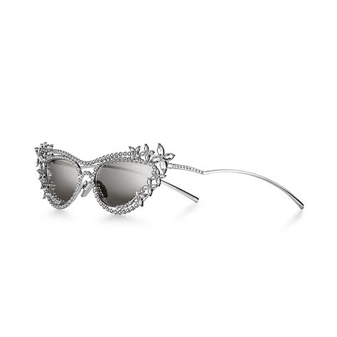 Tiffany Eyewear Sunglasses In Gold Plated Metal With Mirrored Lenses Tiffany And Co Us