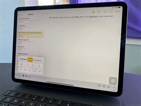 How To Format Notes For The IPhone And IPad IMore