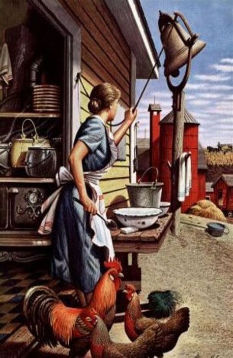 Farm Blessings Old Fashion Vintage Farmers Wife Farm Art Art