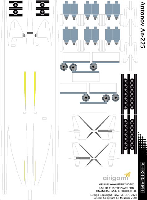 Antonov Papier Avion By Airigami