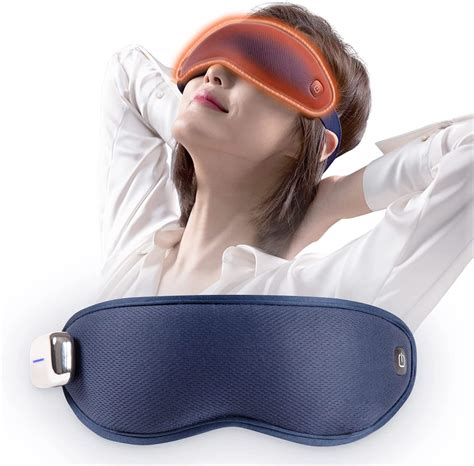 Cozytempo Dual Action Eye Massager Wireless Rechargeable Heated And Cooling Eye Mask For