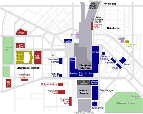 Takashimaya Shinjuku Floor Map | Viewfloor.co