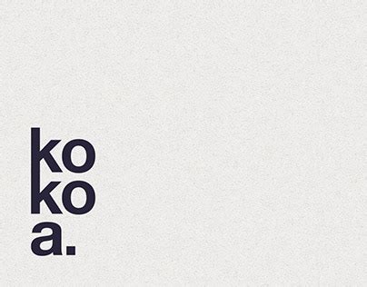 kokoa. BRANDGUIDE | Behance