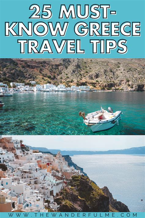 25 Important Tips You Need to Know Before Visiting Greece