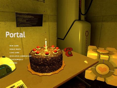 Portal Easter Egg Yes The Companion Cube It´s Still Alive