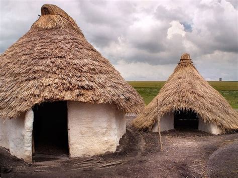 Neolithic (New Stone Age) Houses, Stonehenge, Wiltshire | Educational ...