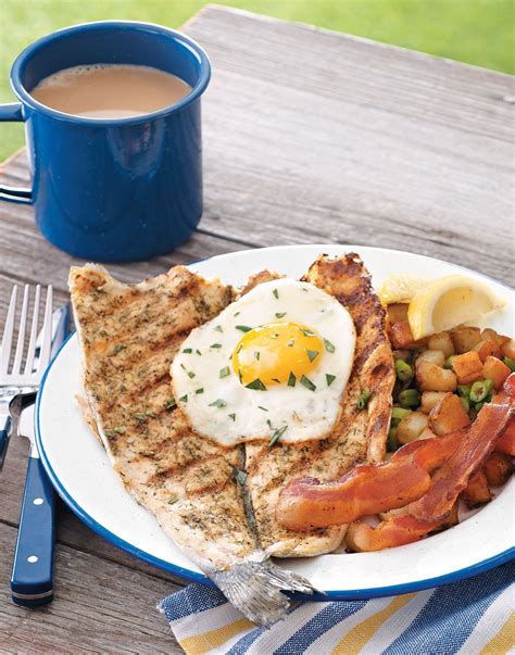 Grilled Breakfast Trout with Fish Rub Recipe