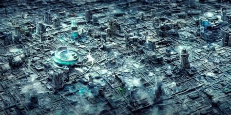 Dystopian Future Tilt Shift Prismatic Amazing Stable Diffusion