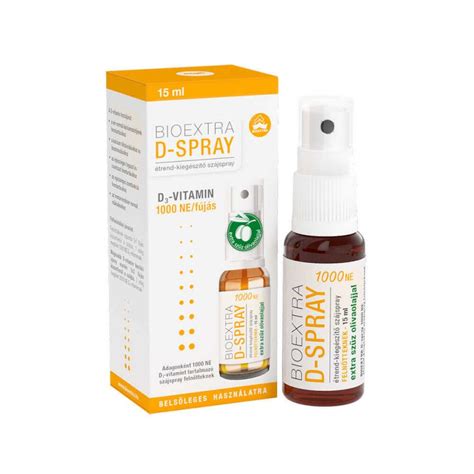 Bioextra D Spray Ne D Vitamint Tartalmaz Trend Kieg Sz T