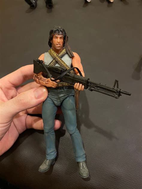 Action Figure Review John Rambo Survival Version From Rambo By NECA