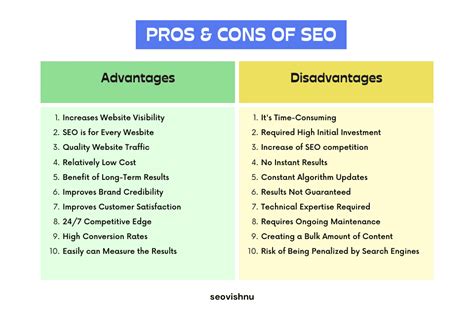 Advantages And Disadvantages Of Seo In You Must Know