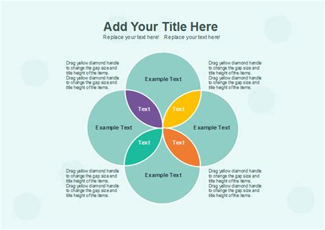 Free 4-Set Green Venn Diagram Templates