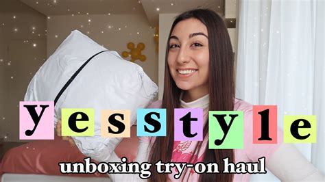 Yesstyle Unboxing Try On Haul Codice Sconto 💸 Youtube