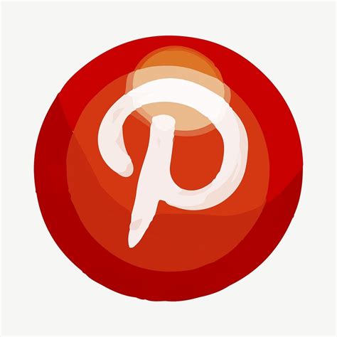 Pinterest Icon For Social Media Premium Icons Illustration Rawpixel