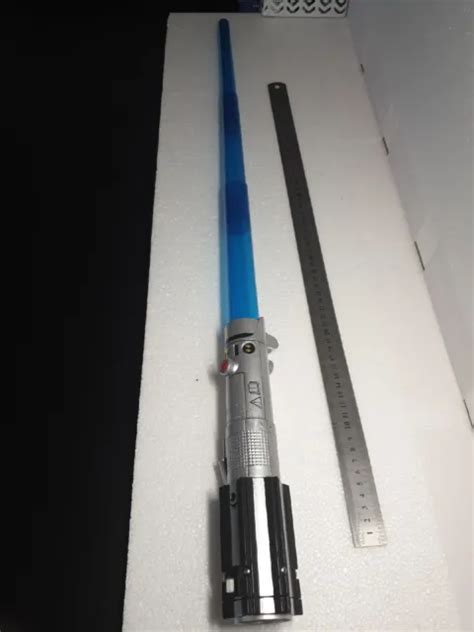 HASBRO ANAKIN SKYWALKER Retractable Blue Lightsaber 2015 Star Wars ...