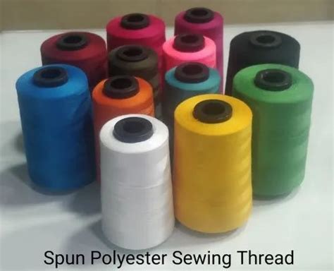 Spun Azo Free Sewing Colour Polyester Thread Ply Packaging Type