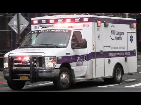 Nyu Langone Health Ems Ambulance Responding Youtube