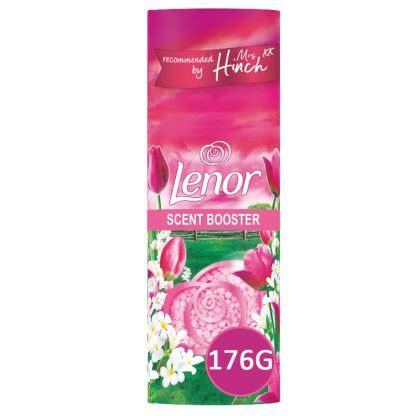 LENOR IN WASH SCENT BOOSTER BEADS PINK TULIPS WHITE JASMINE 176G UK