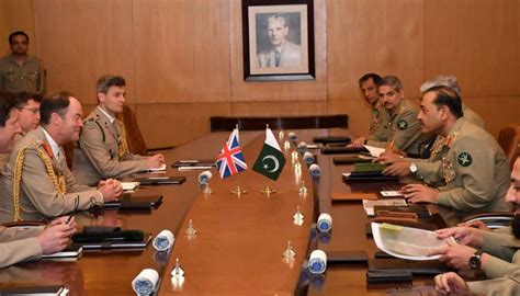 British Pak Army Chiefs Meet The Pakistan Military Monitor