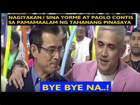 Paolo Contis At Isko Moreno Nagiyakan Sa Pamaalam Ng Tahanang Pinasaya