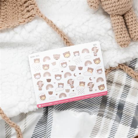 S621 | Beary Cute Stickers – Wonton In A Million