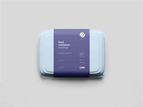 Free Plastic Food Box Mockup (PSD)