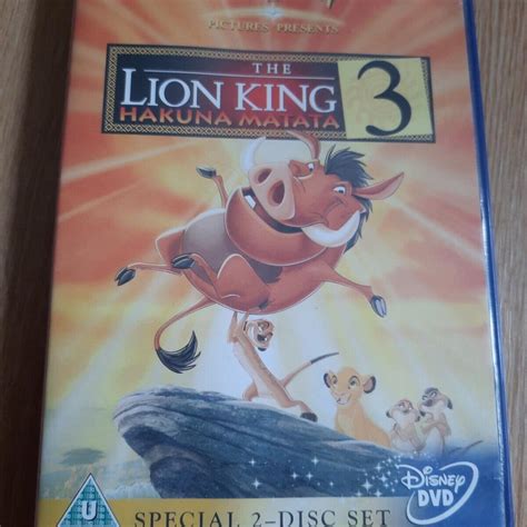 The Lion King 3 Hakuna Matata ~ Dvd ~ Special Depop