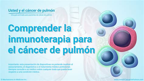 Animación Comprender La Inmunoterapia Para El Cáncer De Pulmón