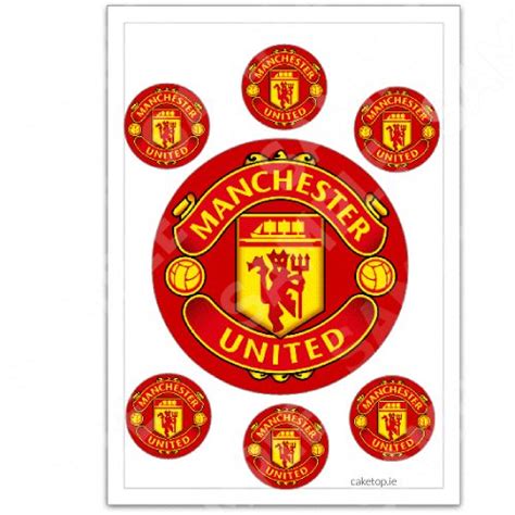 Manchester United Edible Prints Edible Picture Caketop Ie