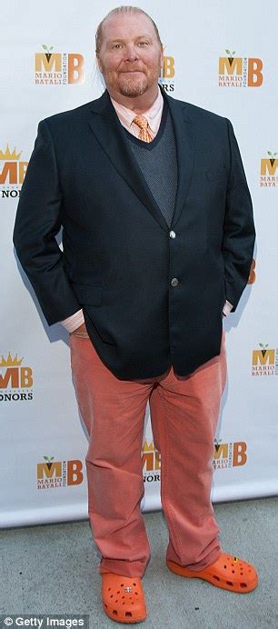 Mario Batali employs some Croc tactics snapping up 200 PAIRS of orange shoes after brand ...