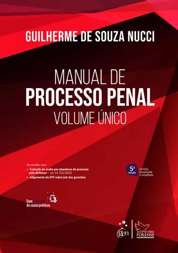 Manual De Processo Penal Volume Único De Guilherme De Souza Nucci