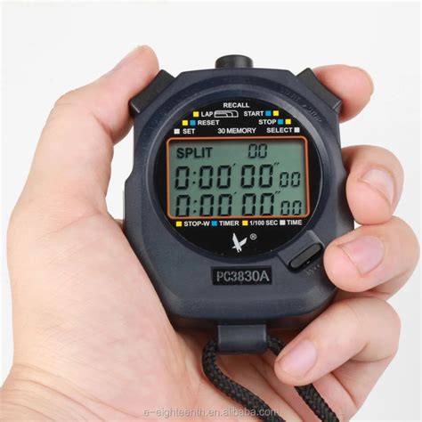 Digital Running Timer Chronograph Professional Sports Stopwatch - Buy ...