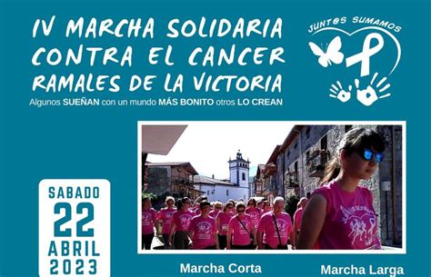 Carrera solidaria contra el cáncer en Ramales de la Victoria a favor de