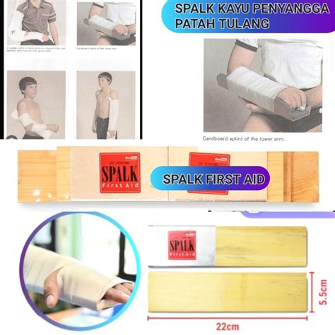 Spalk Kayu First Aid Bidai Kayu Patah Tulang Spalk Kayu Penyangga Patah Tulang Lazada Indonesia